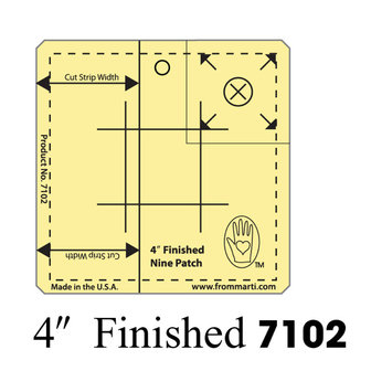 4&quot; Nine Patch Ruler