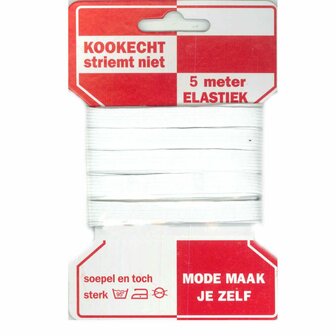 Rode kaart elastiek 10 mm