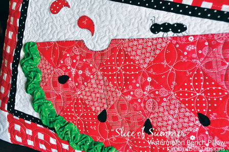 Kimberbell slice of summer watermelon pillow 