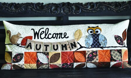 Kimberbell Home Welcome Autumn! pillow 