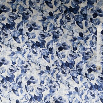 Velvet flower print