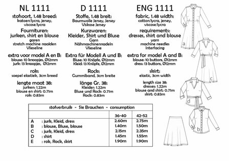 it&#039;s A fits patroon 1111