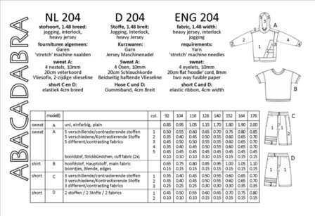 abacadabra patroon 204