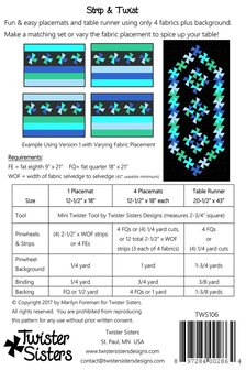 Twister Sisters, patroon Strip &amp; Twist