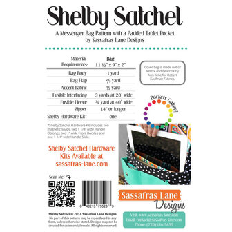 Shelby Satchel Sassafras Lane Designs