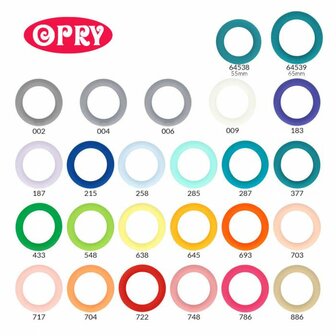 Opry bijtring rond 55 mm