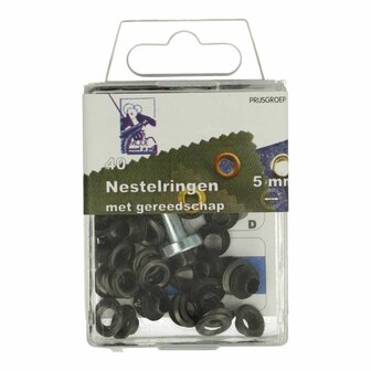 Nestelringen met gereedschap 5 mm