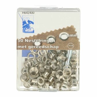 Nestelringen met gereedschap 4 mm