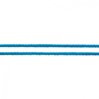 gedraaid koord 5 mm aqua