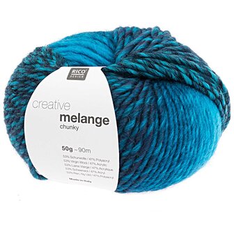 Creative Melange Chunky Turquoise Blauw