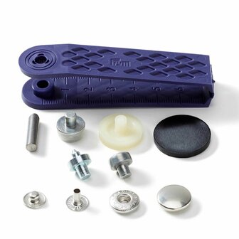 Prym Naaivrijdrukknoop anorak 15mm zilver