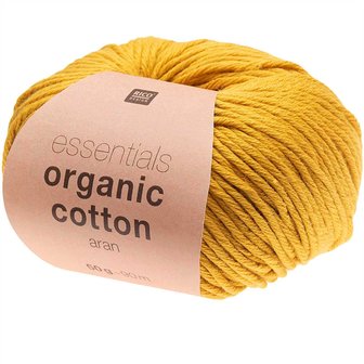 Essentials organic cotton mosterd