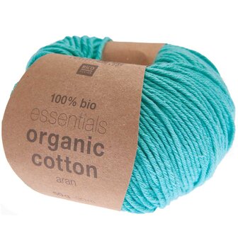 Essentials organic cotton turkoois
