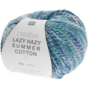 Creative Lazy Hazy Summer Cotton Turkoois
