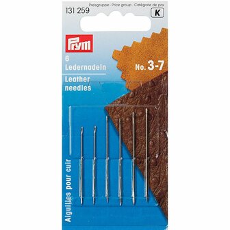 Prym Leernaalden assortiment nr 3-7 zilver