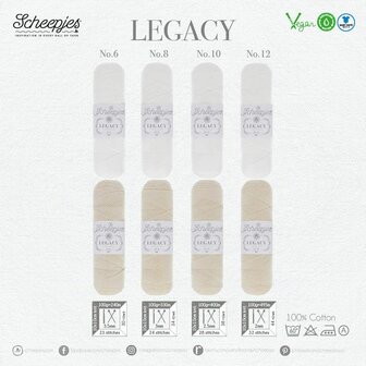 Legacy katoen white