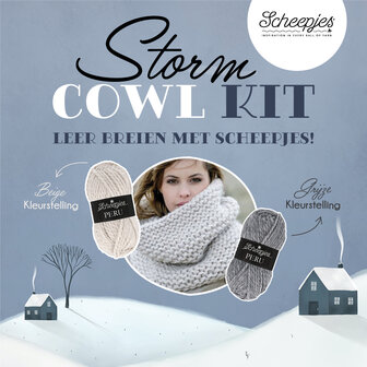 Scheepjes storm cowl kit peru grijs