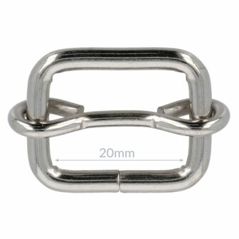 Gesp metaal 20 mm