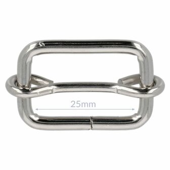Gesp metaal 25 mm