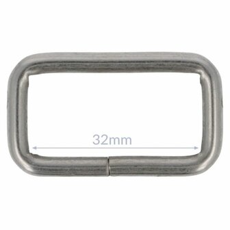 Gesp metaal 38 mm