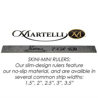 Martelli Skini-Mini Ruler 2.5&quot;x 12&quot;
