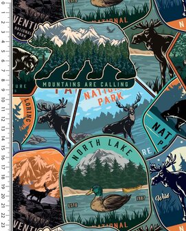 Sweat Brushed digital toff wildlife