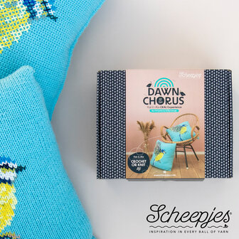 Scheepjes CKAL Blue Tit Cushion kit