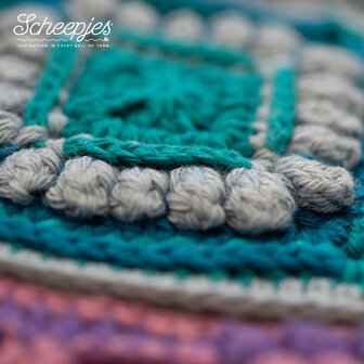 Scheepjes CAL Festival of Lights blanket -Organicon kit