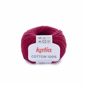 Cotton 100% 54 Wijn Rood