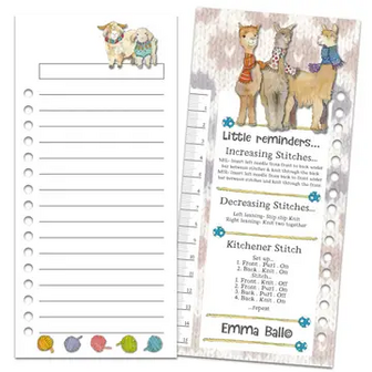 Alpaca &amp; Friends breikaarten met kleurenkaart