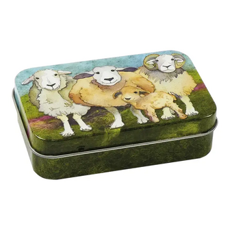 Rechthoekig miniblikje van vilted Sheep