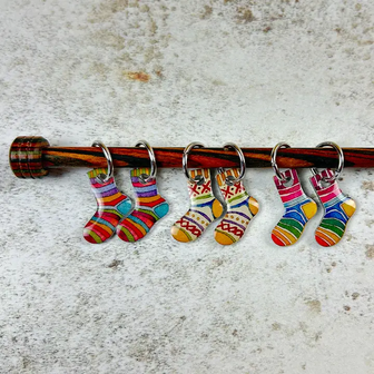 Sokken Stitch Markers (set van 6)