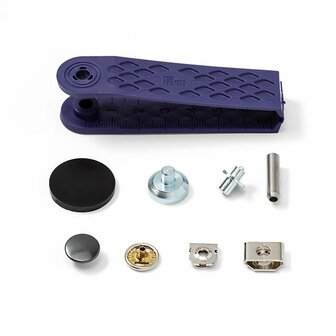 Prym Broekhaken en -staven 13mm zilver-brons
