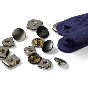 Prym Broekhaken en -staven 13mm zilver-brons