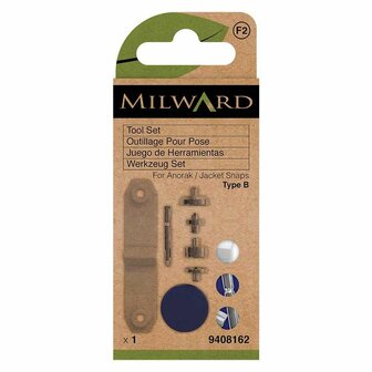 Milward Gereedschapsset voor Anorak drukknopen