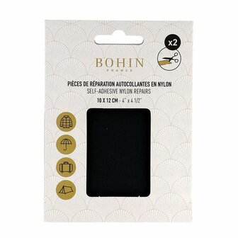 Bohin Reparatielap nylon zelfkl. 10x12cm