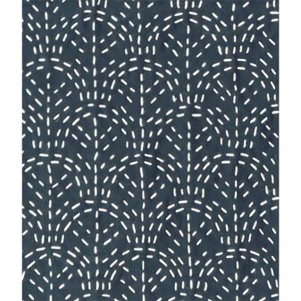ReStyle Sashiko sjabloon seigaiha (golven) patroon maat 10 x 10 cm