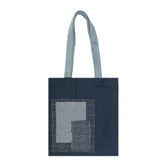 ReStyle Sashiko sjabloon seigaiha (golven) patroon maat 10 x 10 cm
