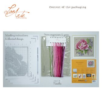 Telpakket kit bloeiend rood
