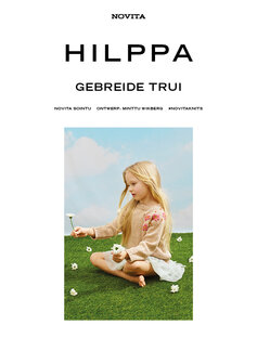 Novita Hilppa-trui &ndash; kinderpatroon met bloemenborduursels