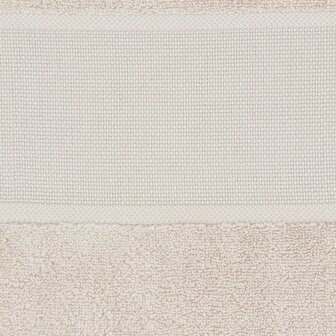 Slabbetje met Aida-rand, licht beige