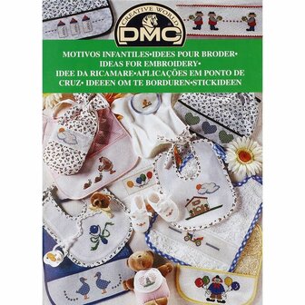 DMC Borduurboek Baby &ndash; Kruissteekpatronen voor babyborduren
