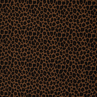 Tricot met panterprint &ndash; Zachte rekbare stof, 150 cm breed