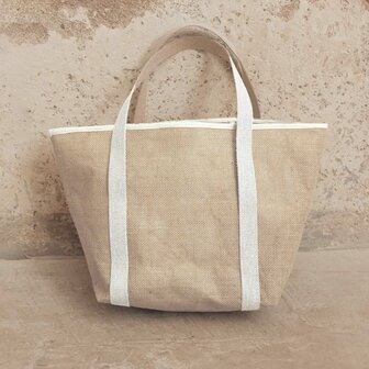 Waterdichte jute stof &ndash; Jute Natural Color van Katia Fabrics