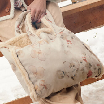 Sherpa Bonded Suede Joplin Make Up &ndash; Warme su&egrave;de-look stof met sherpa |