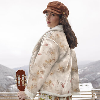 Sherpa Bonded Suede Joplin Make Up &ndash; Warme su&egrave;de-look stof met sherpa |