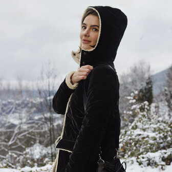 Techno Peachskin Padded Padded Black