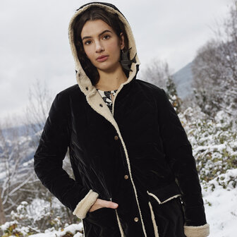 Techno Peachskin Padded Padded Black