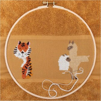 Borduurring 21,5 cm &ndash; Beukenhout | Stevige, hoogwaardige borduurring met messing schroef