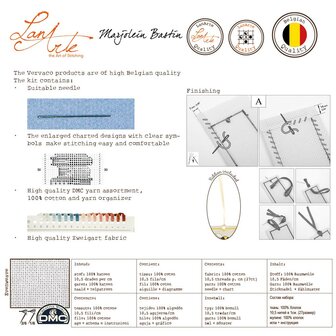 Bladwijzer kit kleurig bloemenboeket set van 2